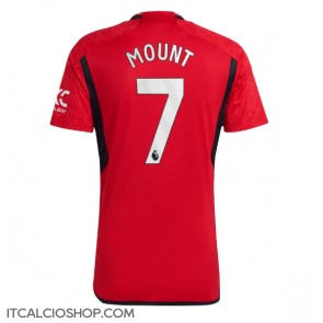 Manchester United Mason Mount #7 Prima Maglia 2023-24 Manica Corta